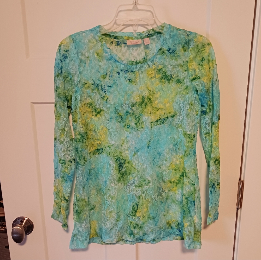 LOGO Sheer Top